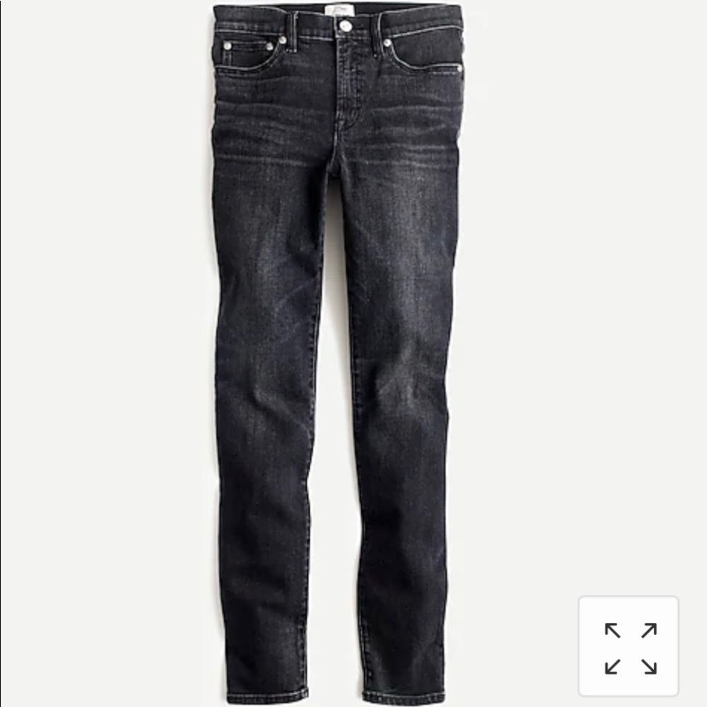 ❗️Sold! 🖤 J. Crew 9” High Rise Toothpick Charcoal Wash